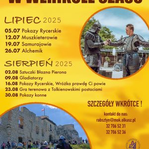 Zamek Rabsztyn w WEHIKULE CZASU – wakacje 2025
