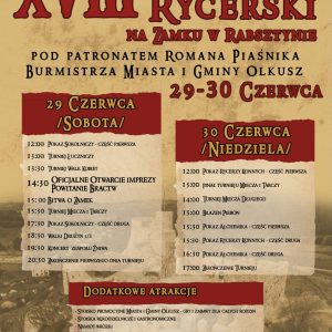 XVIII Turniej Rycerski na Zamku w Rabsztynie!